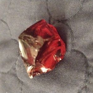 Natural uncut Blood Red Ruby 66.95 Ct